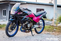 Kawasaki Kips 150 độ bộ bánh siêu bén khiến người xem hốt hoảng