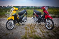 Cặp đôi Wave độ mang những nét đẹp đặc trưng riêng toát lên ở dàn áo