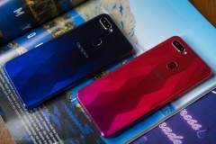 Đập hộp OPPO F9: Thiết kế đổi màu, màn hình giọt nước, công nghệ sạc nhanh và camera kép