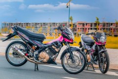 Satria 150 độ trang bị hơi thở Yoshimura te tái tâm hồn
