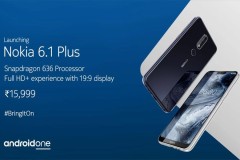 Nokia 6.1 Plus bắt đầu lên kệ tại Ấn Độ, giá chỉ từ 5.2 triệu đồng