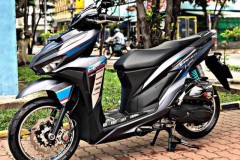 Vario 150 2018 độ giảm xóc Anh Quốc cùng hơi thở MIVV lạnh lùng khoe dáng giữa phố