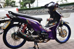 Wave 110 độ gây tê người xem với hệ thống phanh sau bức phá siêu gắt