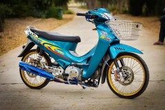 Wave 125 độ hệ thống trợ lực tay lái siêu độc của dân chơi Thái