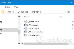 Cách giảm kích thước file Word