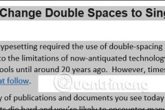 Cách tìm và xóa 2 dấu cách trống trong Microsoft Word