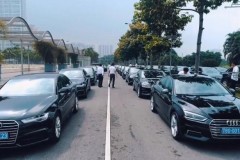 55 xe Audi để phục vụ nhu cầu di chuyển trong diễn đàn WEF ASEAN 2018