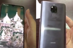 Huawei Mate 20 lộ video trên tay người dùng: Màn hình giọt nước, 3 camera mặt sau