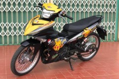Nhìn ngắm Exciter 150 độ phong cách Pikachu Racing siêu dễ cưng