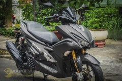 NVX 155 độ hệ thống treo Upside down cùng phong cách tem 'người dơi' cực ngầu