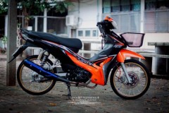 Wave 110 độ hệ thống ổn định tay lái siêu kinh điển của biker Thái