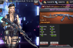 [CFL] Mở bán hôm nay: Báu vật Rank AK47-Champion S1