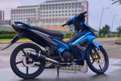 Exciter 135 độ mang phong cách Lc135 kết hợp cùng hơi thở Leovince uy lực