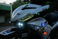 Exciter 150 độ mang hơi thở Pro Liner kinh hoàng trên đất Thái