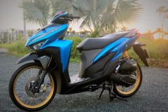 Honda Vario 150 2018 độ bánh căm giúp xe trong max ngầu
