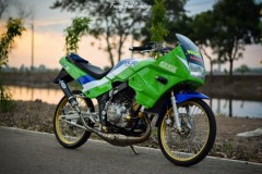 Kawasaki Kips 150: chiến binh xanh lá mang đôi chân siêu khiếp