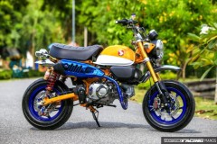 Monkey 125 2018 độ táo báo với dàn chân đột biến đầy cơ bắp