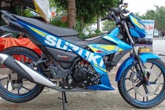 Satria 150 bản độ ấn tượng đến từ vùng đất Miền Tây xinh đẹp.