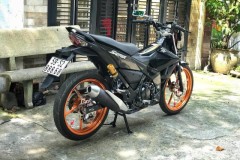 Chiêm ngưỡng Satria 150 độ siêu đẹp cùng biển số rất khủng