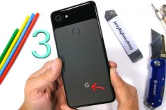 Đánh giá độ bền của Google Pixel 3 XL bằng dao, lửa và bẻ cong