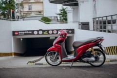 Honda Vision độ bản mâm 17inch đẹp độc mà còn lạ
