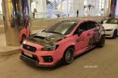 Subaru WRX STi độ đầy cuốn hút khi khoác áo màu hồng nữ tính