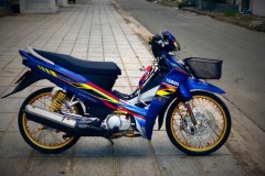 Sirius độ nóng bỏng với hệ thống trợ lực ống xả của biker Việt