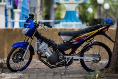 Sonic 125 độ mang tốc độ kinh hoàng với piston 72mm của biker nặng gần 100kg