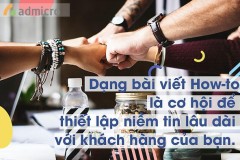 Xu hướng content marketing bất động sản với dạng bài kiểu “How to”