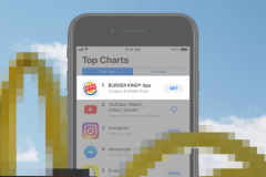 Chơi khăm McDonald, ứng dụng của Burger King dẫn đầu bảng xếp hạng về lượt tải