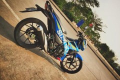 Raider 150 độ phong cách Satria chuẩn không cần chỉnh