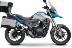 Romet ADV 125 Fi Pro có thiết kế tương tự như BMW R1200GS
