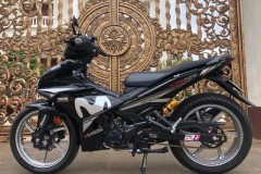 Exciter 150 độ: chiến thần bóng đêm với lớp giáp Ceramic