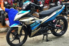 Exciter 150 độ sở hữu cặp mâm 5 cây phong cách Carbon đẹp mê hồn