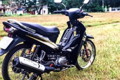 Sirius 110 độ bá đạo với vị trí gắn cây trợ lực sốc tới óc