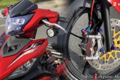 Exciter 135 độ chuẩn phong cách Malaysia cùng bộ phanh KHỦNG