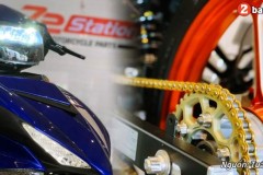 Exciter độ lấp lánh cùng những đồ chơi thời thượng