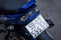 Yaz 125 siêu phẩm với biển số toàn 5