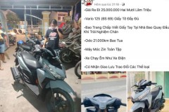Bất ngờ khi thấy chiếc Vario bị mất cấp của mình rao bán trên mạng