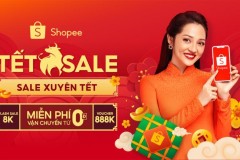 Hái lộc đầu năm, săn sale Shopee giảm đến 50% cho hàng điện tử