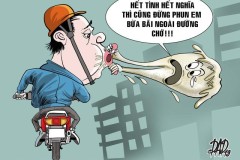 Phun nước bọt khi đang chạy xe, thứ kinh tởm làm lây lan dịch bệnh