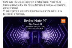Xiaomi Redmi Note 9T 5G và Xiaomi Redmi 9T tiết lộ thời điểm ra mắt tại thị trường Ý