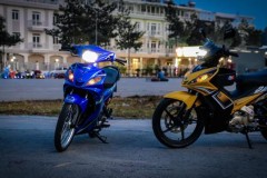 Câu chuyện về Exciter 135 màu xanh đã độ những gì