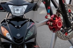 Exciter 135 4s vẫn lung linh dù trong bộ cánh full black