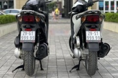 Sốc với cặp xe tay ga Honda SH được chào bán với giá hơn 2 tỷ đồng tại Hà Nội