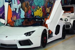 Cặp đôi siêu xe và SUV hạng sang này không chỉ đồng màu ngoại thất mà còn sở hữu khoang lái ấn tượng