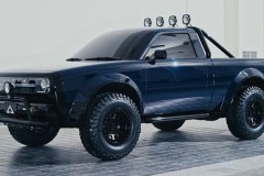 Xe bán tải điện dáng vẻ hoài cổ Alpha Wolf chính thức được vén màn