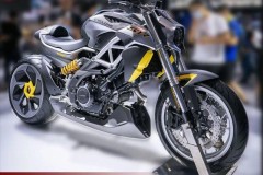 Cyclone RA9 Concept Motorcycle lộ diện với thiết kế ngầu không tưởng