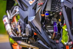 Sonic 150 độ gây ấn tượng với bộ phanh dầu 8 piston