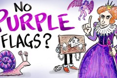 Tại sao rất ít quốc kỳ sử dụng màu tím?